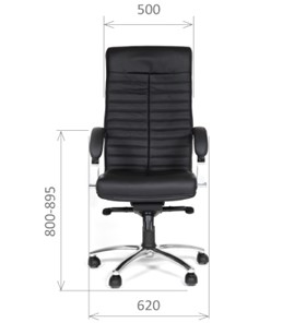 Офисное кресло CHAIRMAN 480 Экокожа премиум черная в Костроме - предосмотр 1